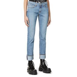 Rag & Bone Dre Low Rise Slim Boyfriend Jeans in Edgecliff Medium Wash Size 26 /2